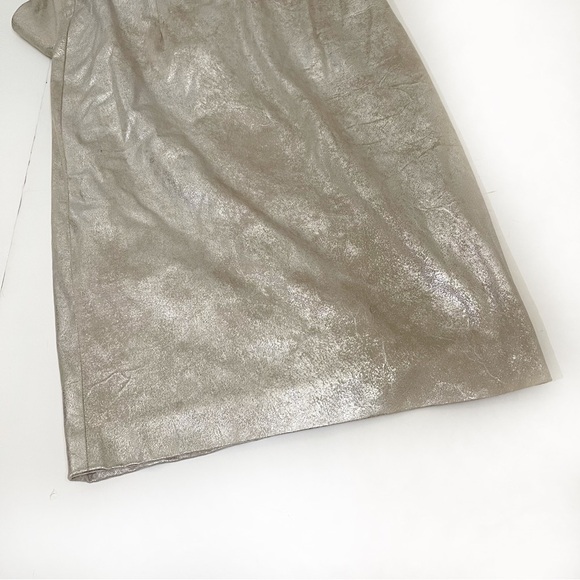 Ralph Lauren Metallic Sleeveless Fitted Dress Size 2P - Picture 7 of 8